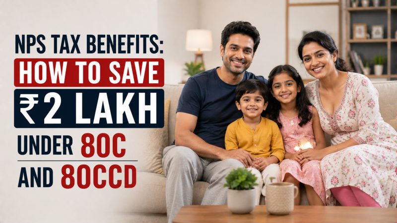NPS Tax Benefits: How to Save ₹2 Lakh Under 80C and 80CCD